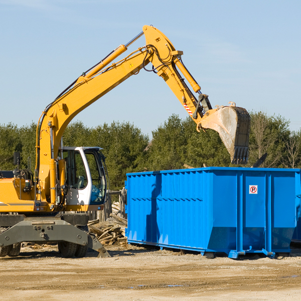 how many times can i have a residential dumpster rental emptied in Byron